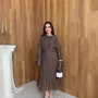 TENCEL ASTARLI MIDI ELBISE